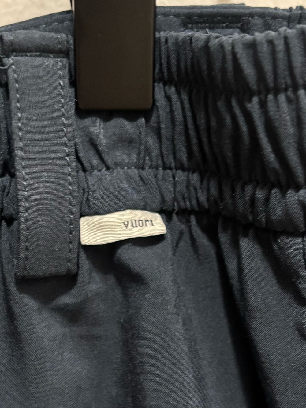 Vuori Navy Villa Trouser Shorts - Picture 5 of 6